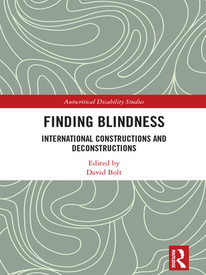 cover image of Finding Blindness